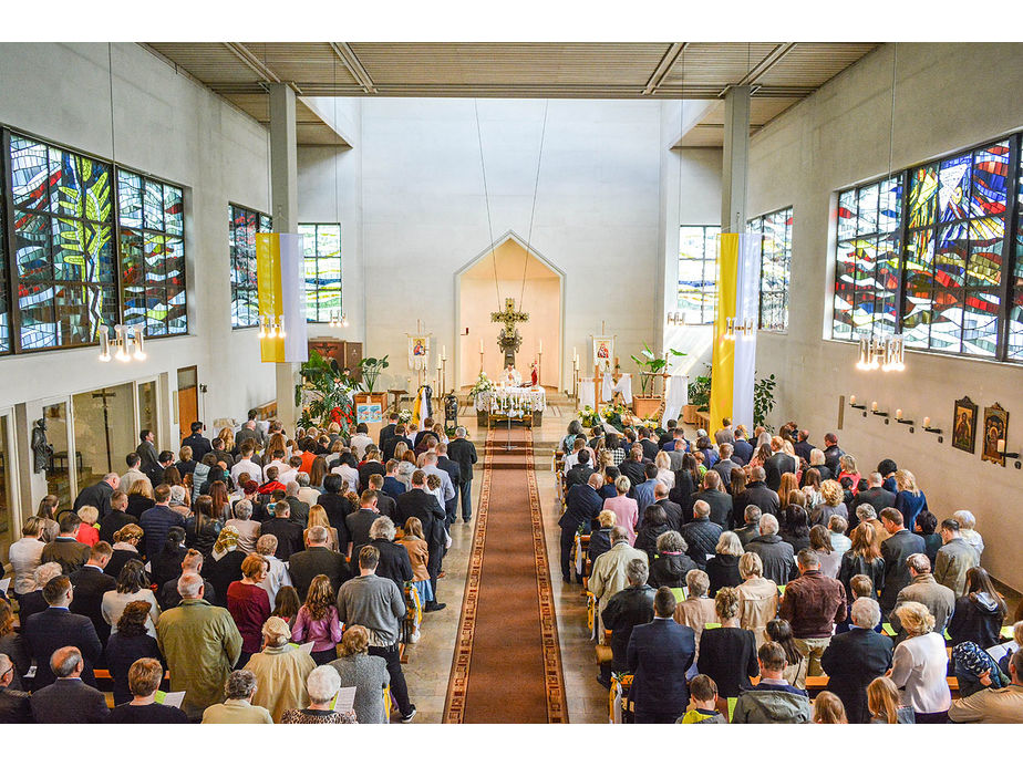 Feier der 1. Heiligen Kommunion in Sankt Maria (Foto: Michael Bohl)